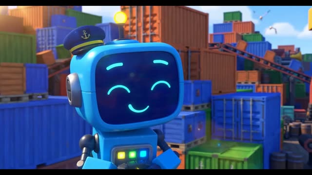 Digi in Trading Station, world 7 of Place Value Quest